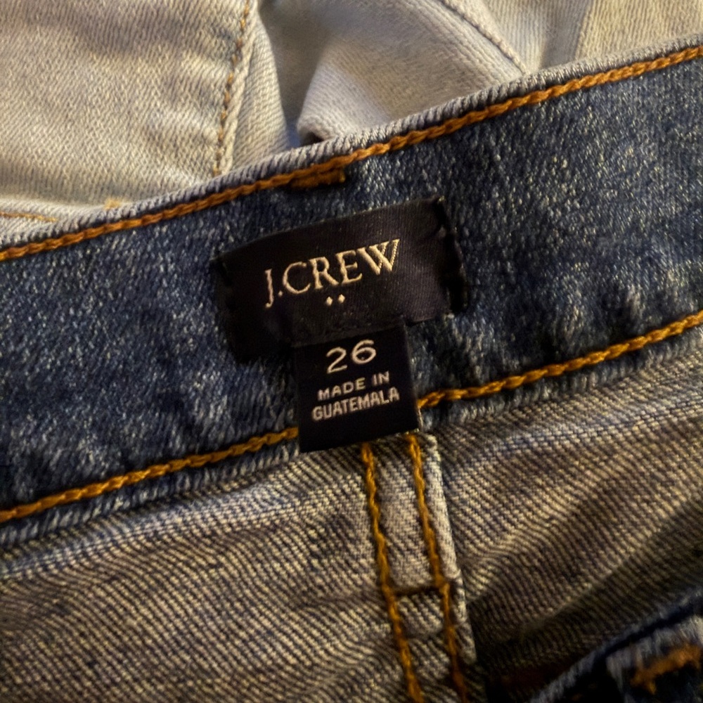 J Brand Maternity Jeans + Maternity shorts in Light and Dark Blue - Picture 2 of 4